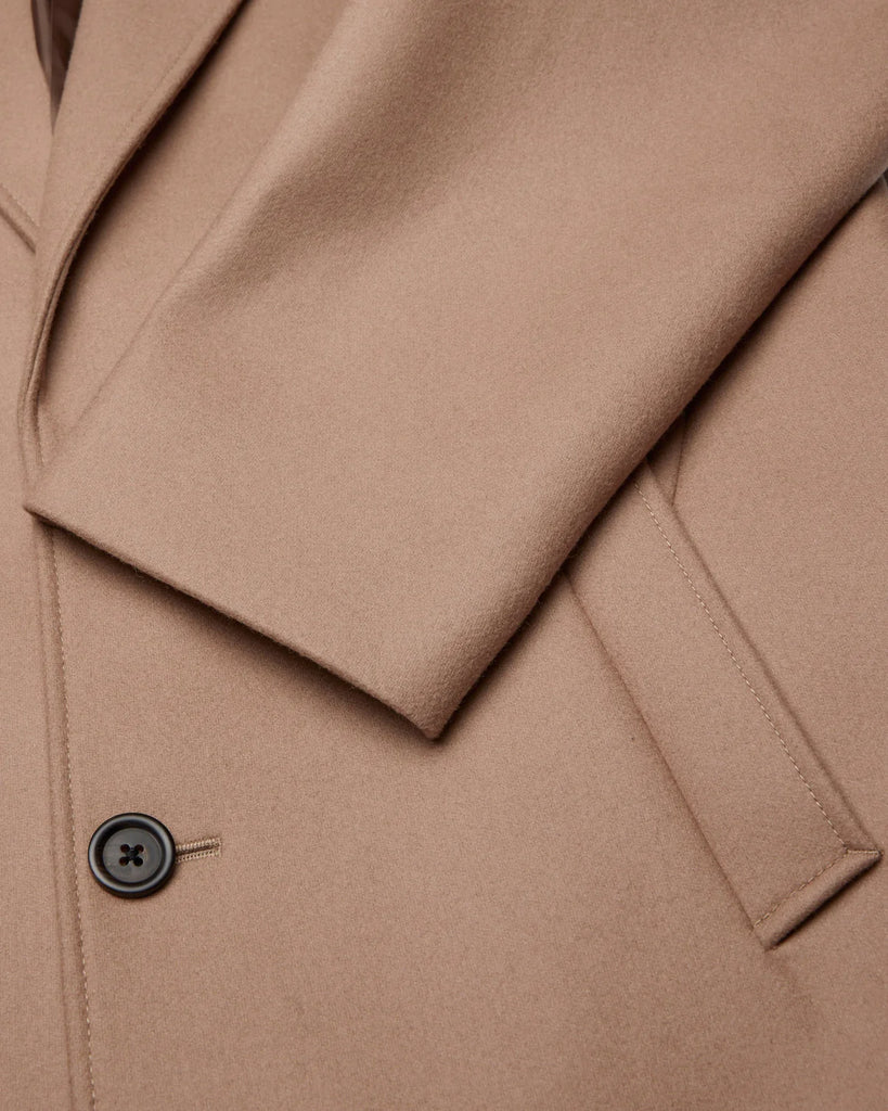 Reigning Champ Wool Cashmere Maestro Coat - Camel