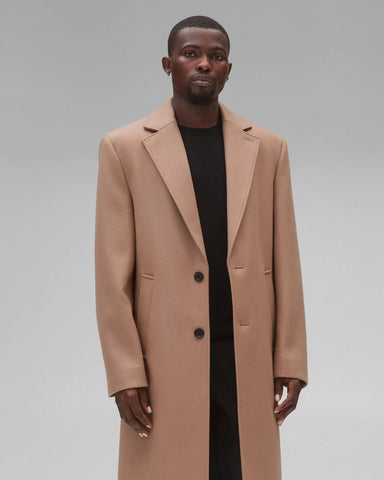 Reigning Champ Wool Cashmere Maestro Coat - Camel