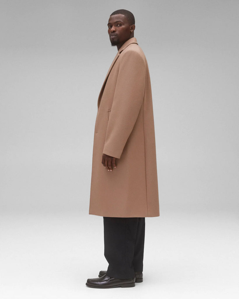 Reigning Champ Wool Cashmere Maestro Coat - Camel