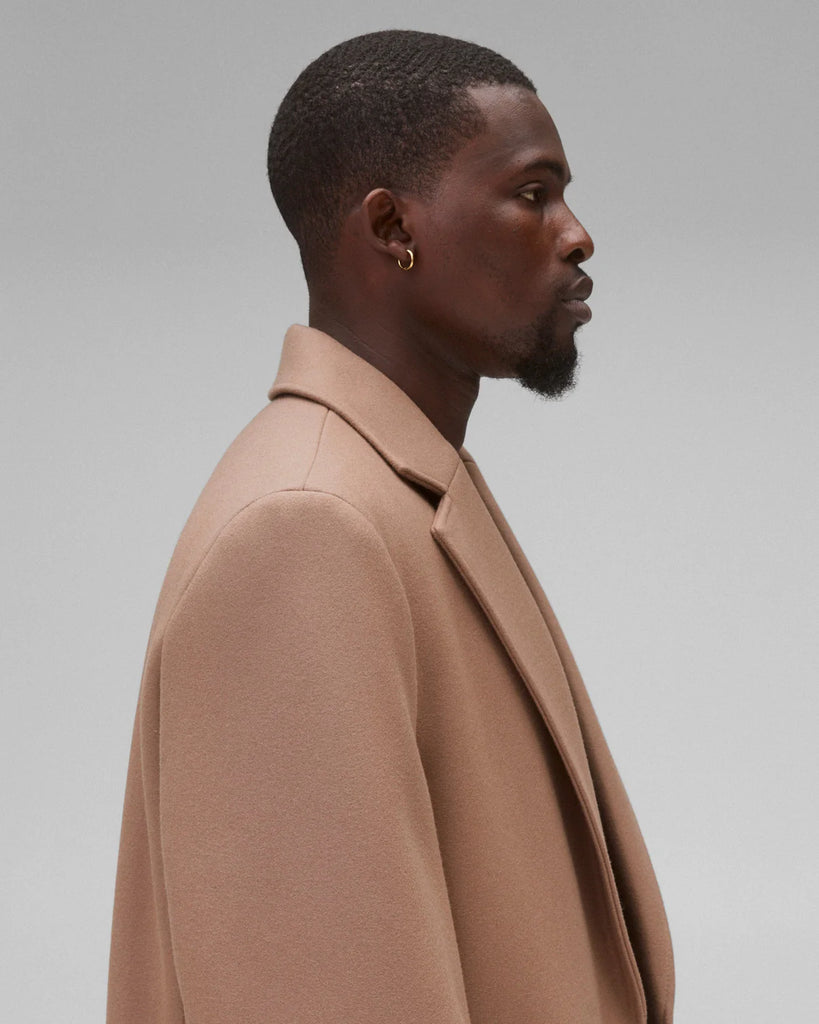 Reigning Champ Wool Cashmere Maestro Coat - Camel