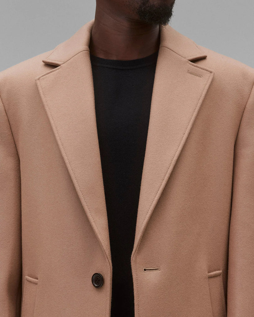 Reigning Champ Wool Cashmere Maestro Coat - Camel