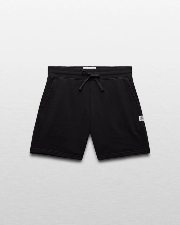Reigning Champ Lightweight Terry Standard Sweatshort 6" - Black