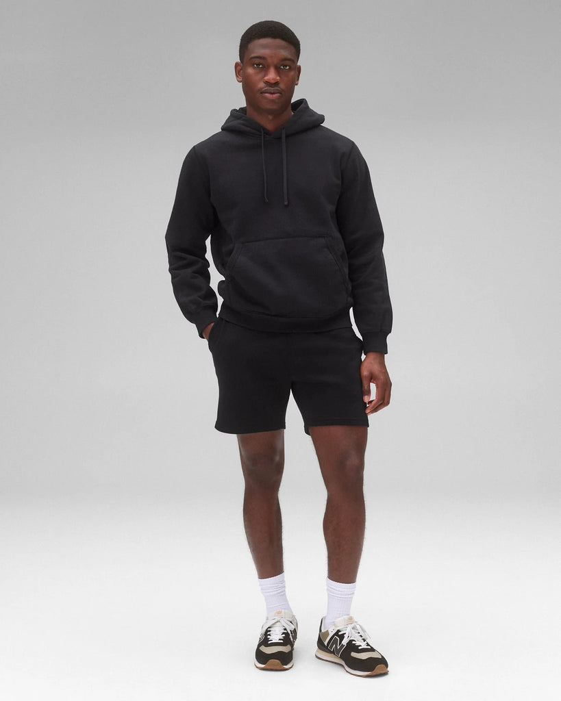 Reigning Champ Lightweight Terry Standard Sweatshort 6" - Black