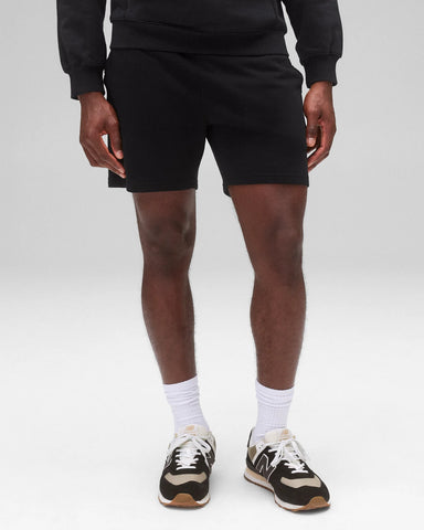 Reigning Champ Lightweight Terry Standard Sweatshort 6" - Black