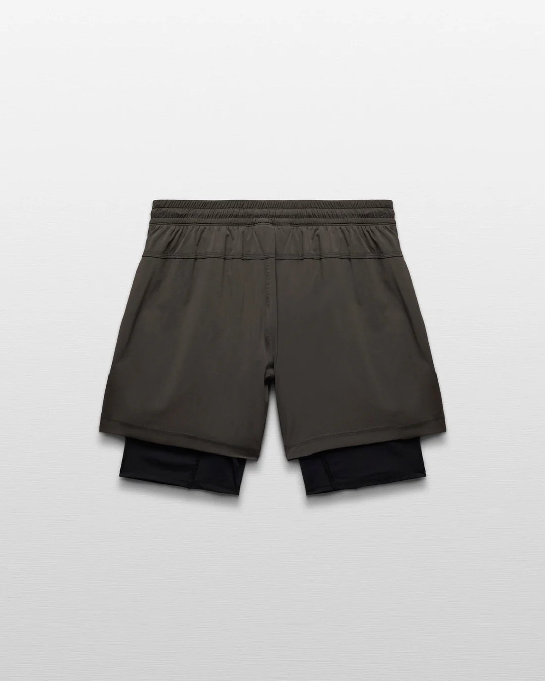 Reigning Champ 4-Way Stretch Nylon Combo Standard Training Short 5" - Carbon