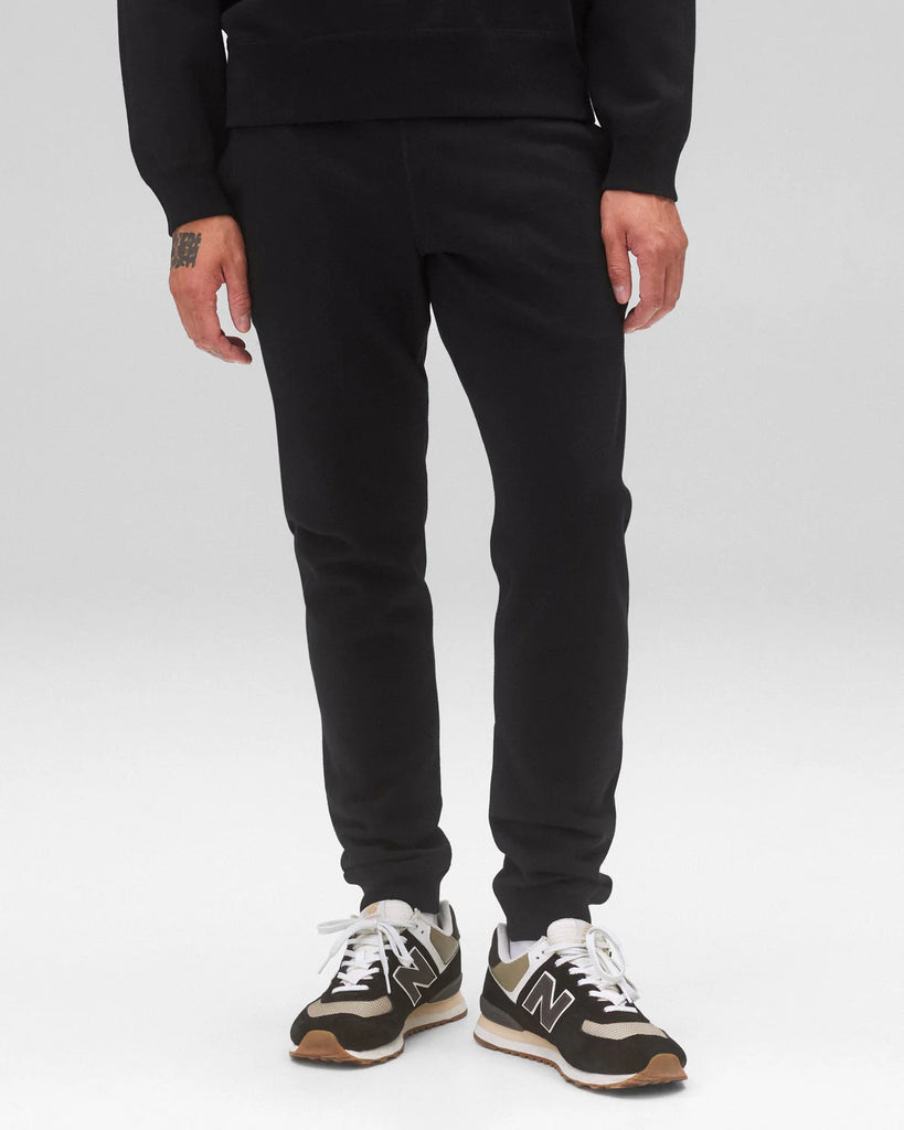 Reigning Champ Midweight Terry Slim Sweatpant - Black