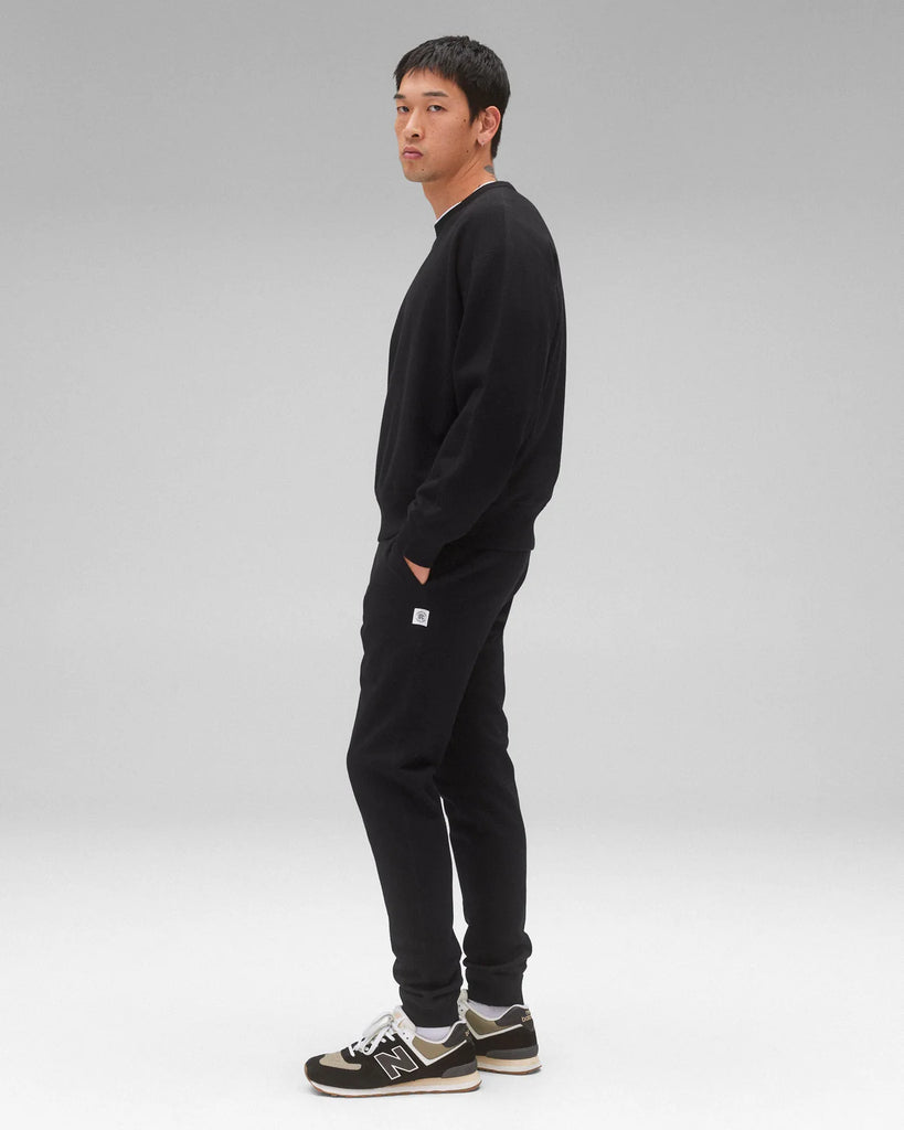 Reigning Champ Midweight Terry Slim Sweatpant - Black