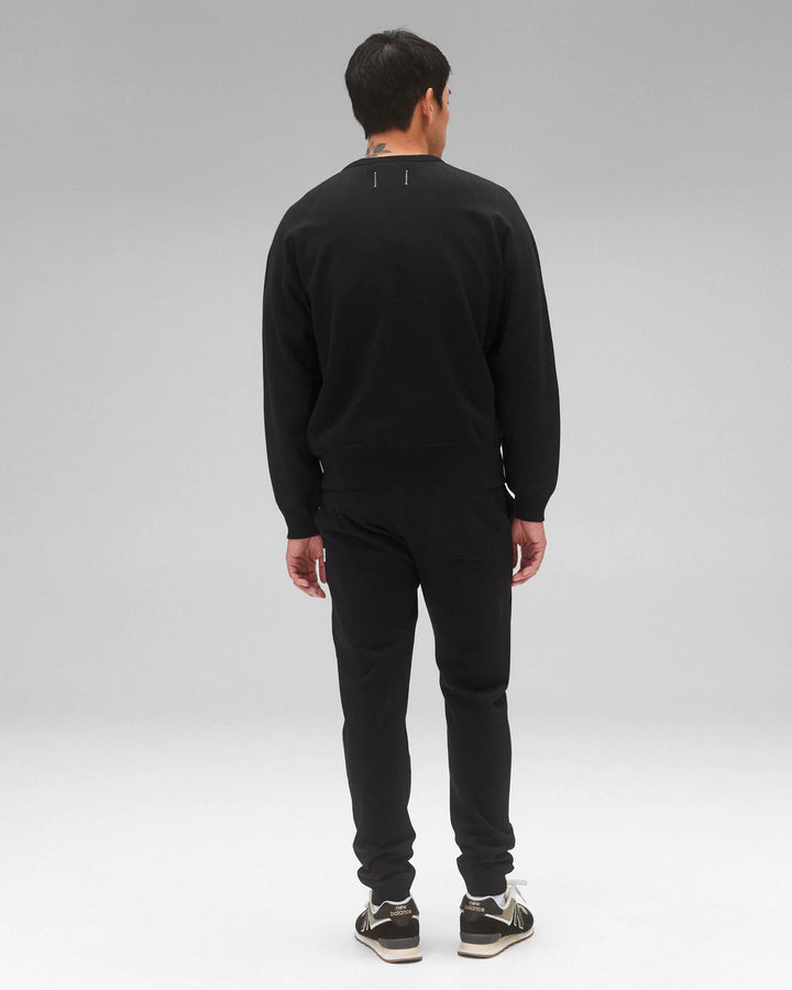 Reigning Champ Midweight Terry Slim Sweatpant - Black