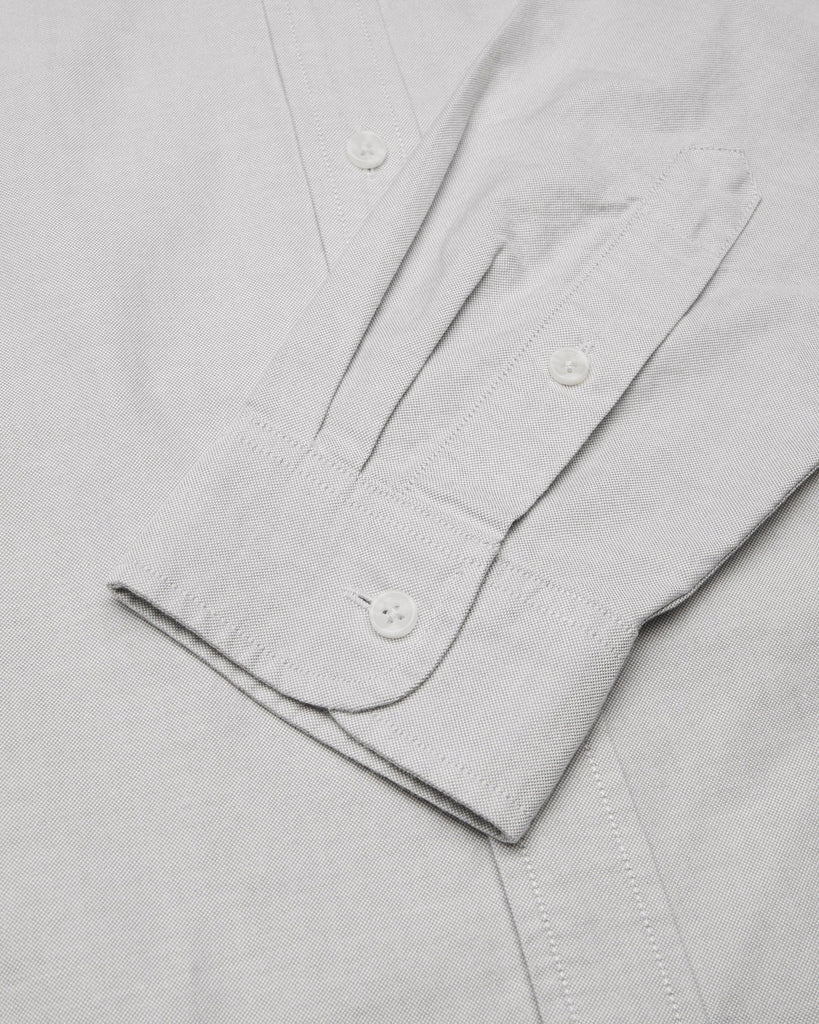 Reigning Champ Cotton Oxford Windsor Shirt - Light Grey