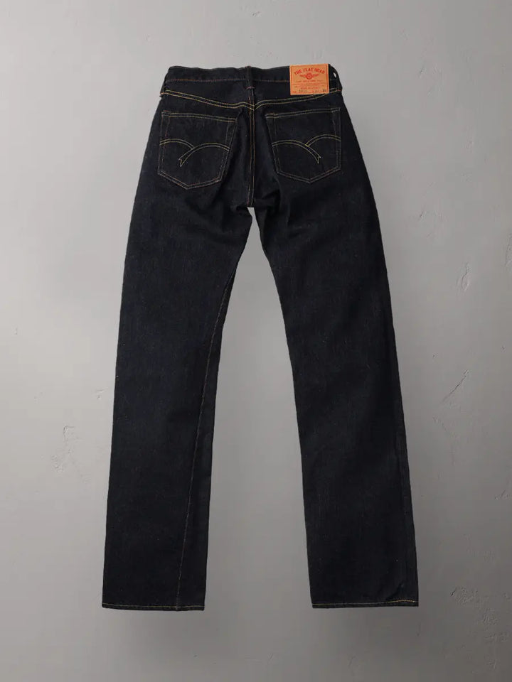 The Flat Head 14.5oz Straight Indigo Denim [3005]