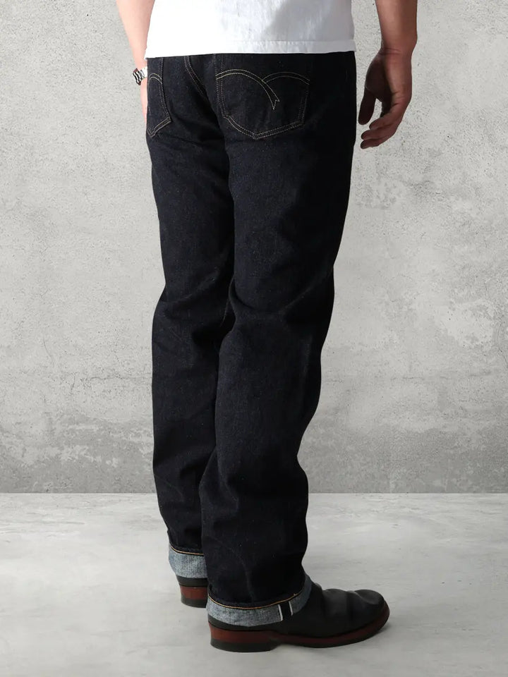 The Flat Head 14.5oz Straight Indigo Denim [3005]