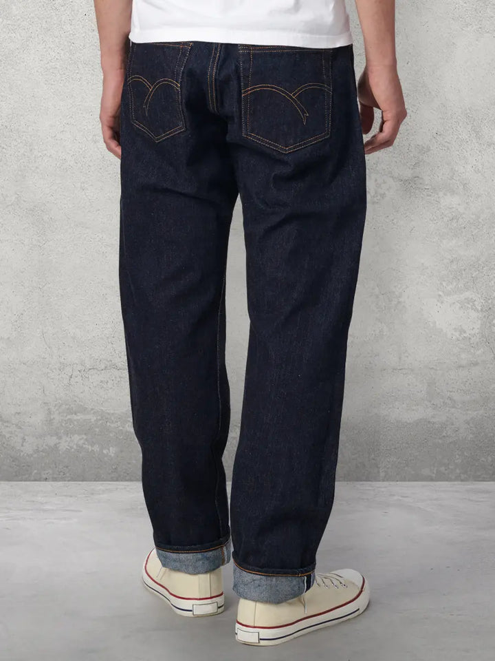 The Flat Head 14.5oz Tapered Straight Indigo Denim [3009]