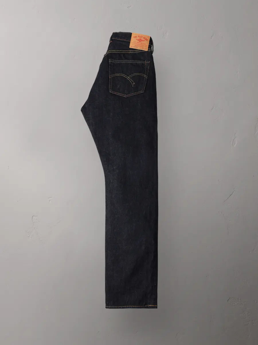 The Flat Head 18oz Wide Tapered Indigo Denim [8004]