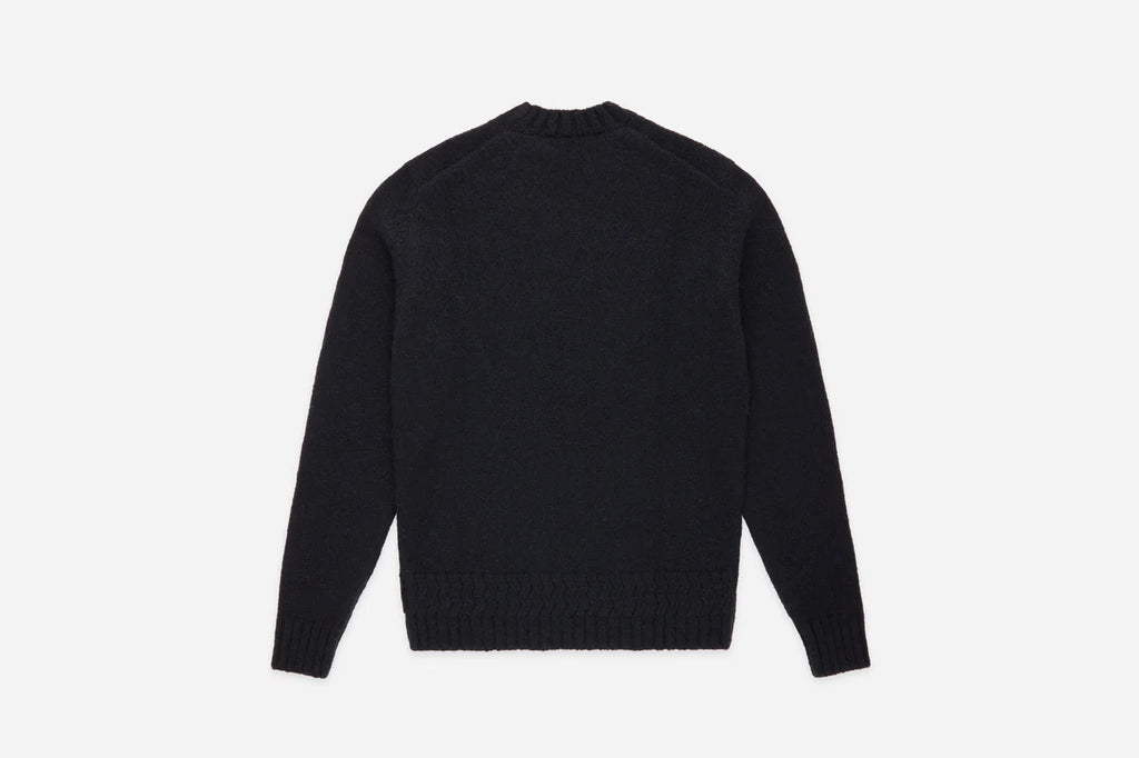 3sixteen Alpaca Crewneck - Black