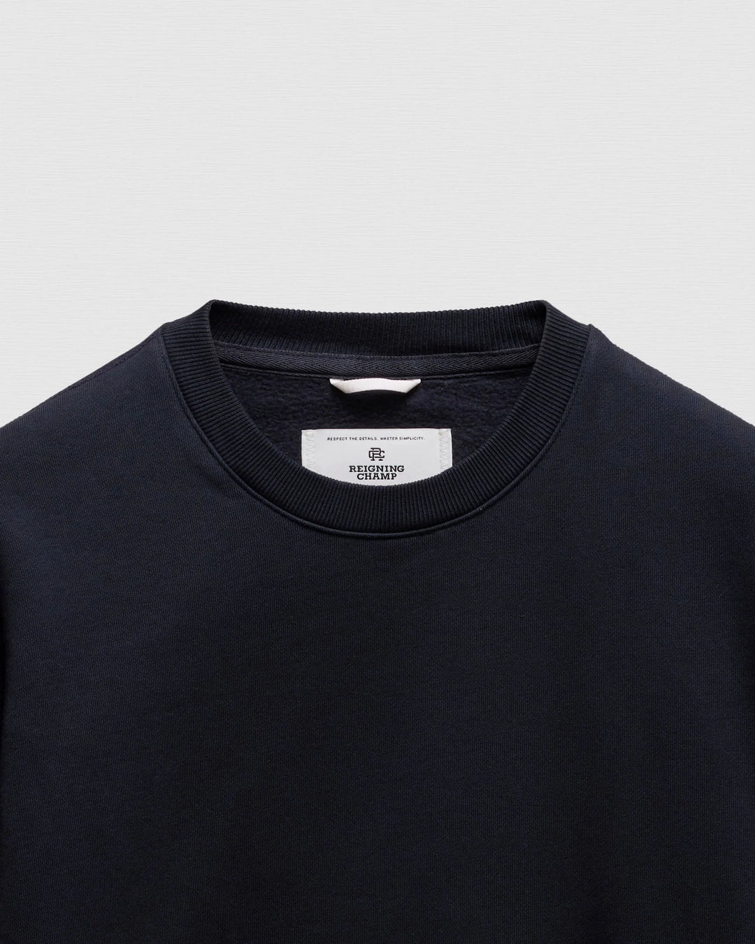 Reigning Champ Knit Brushed Fleece '97 Relaxed Crewneck - Navy
