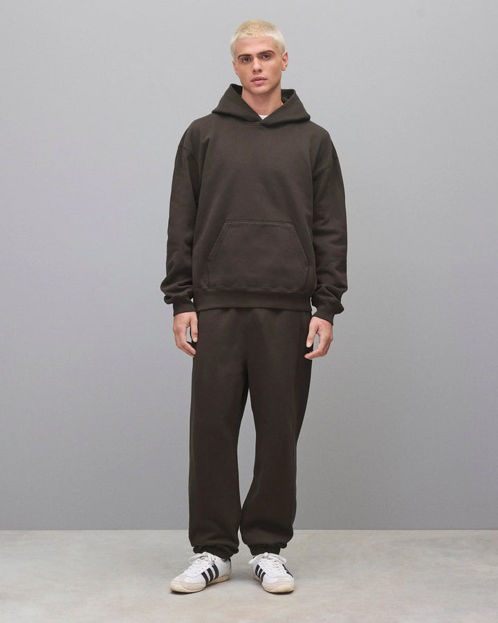 Reigning Champ Brushed Fleece '97 Relaxed Hoodie - Coffee