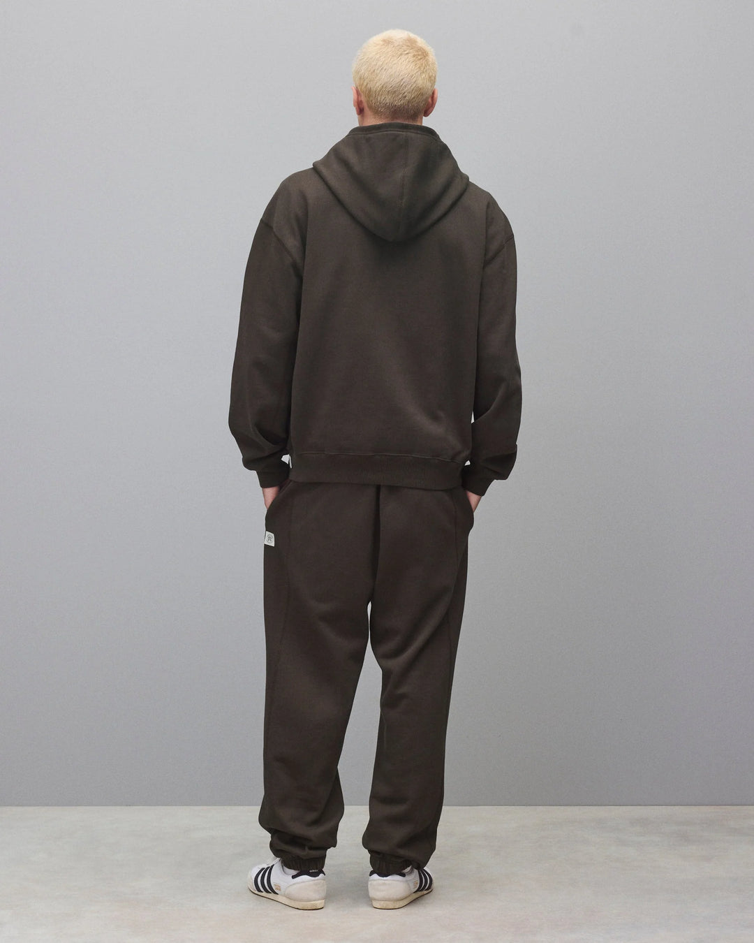 Reigning Champ Brushed Fleece '97 Relaxed Hoodie - Coffee