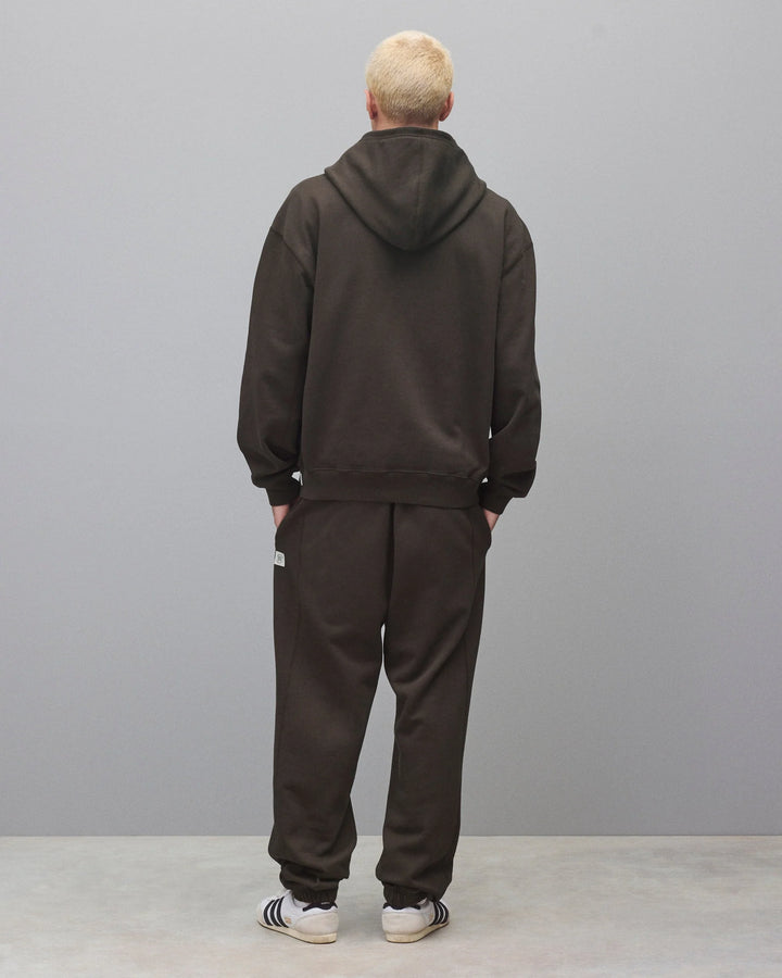 Reigning Champ Brushed Fleece '97 Relaxed Hoodie - Coffee