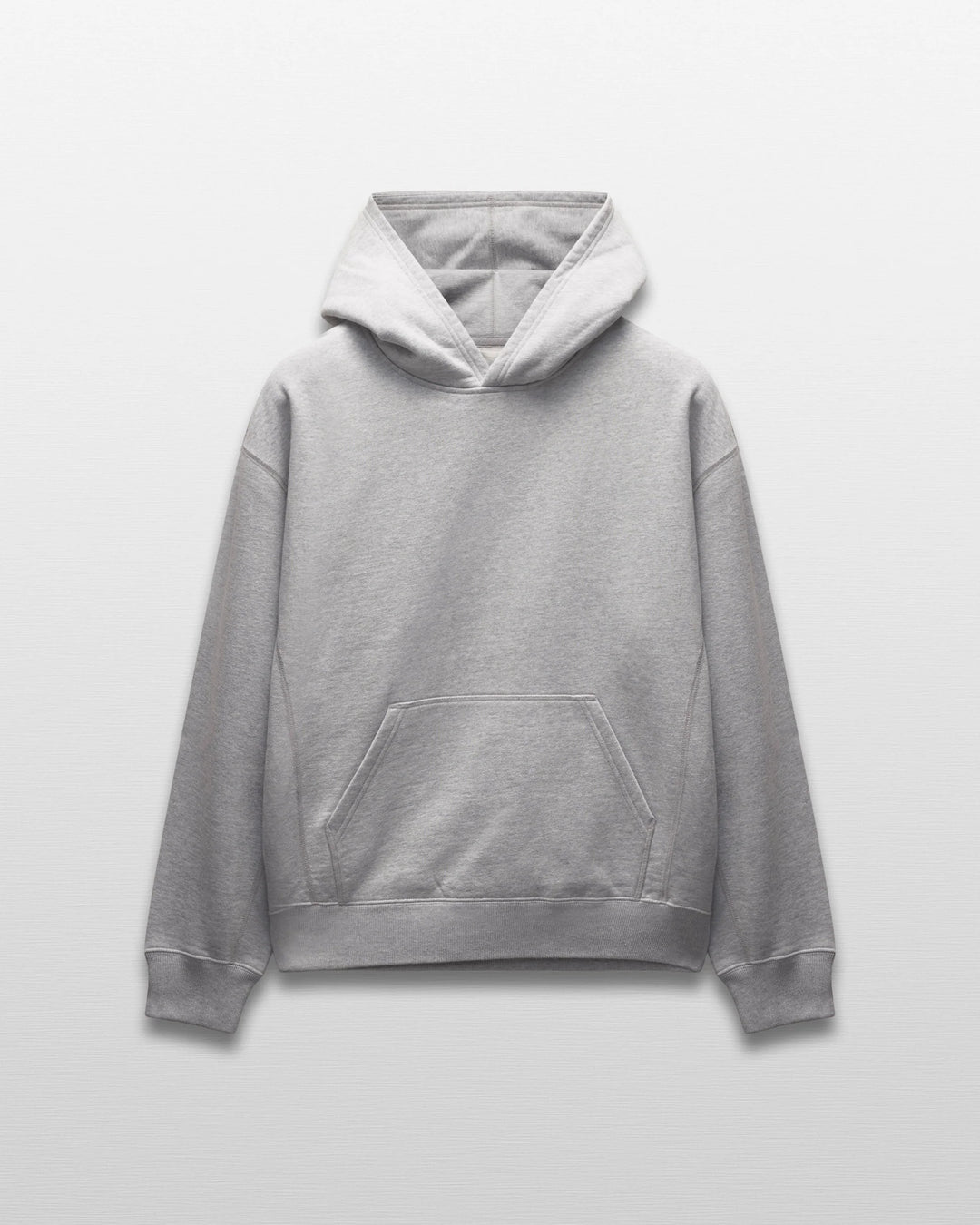 Reigning Champ Brushed Fleece '97 Relaxed Hoodie - Heather Grey