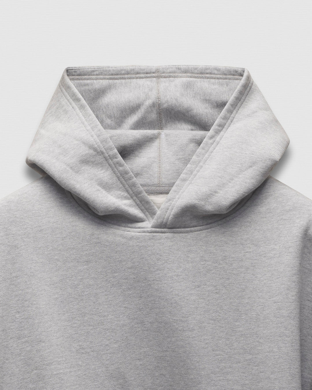 Reigning Champ Brushed Fleece '97 Relaxed Hoodie - Heather Grey