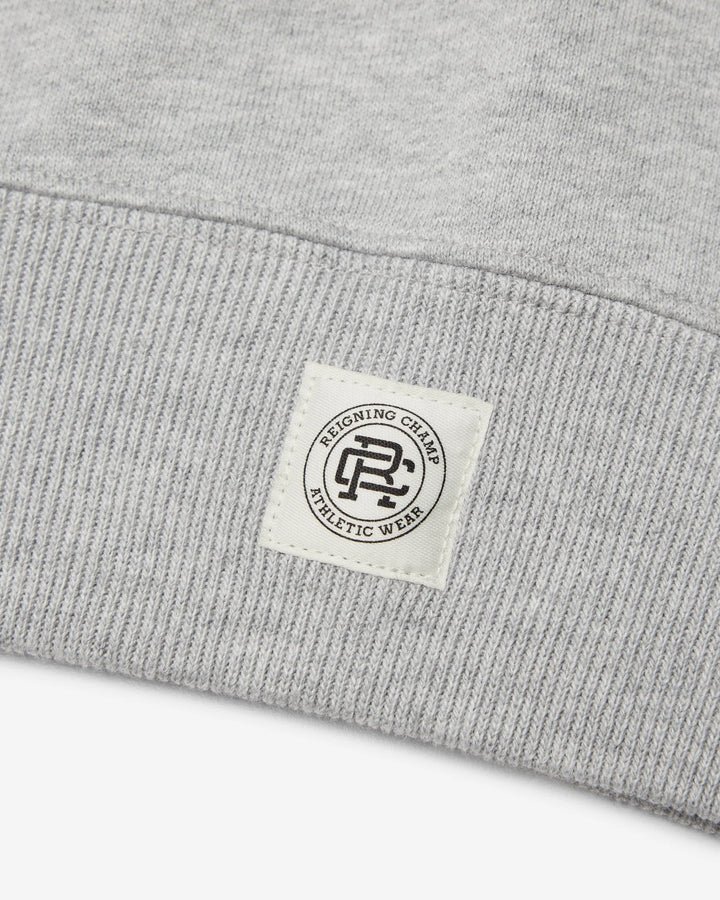 Reigning Champ Brushed Fleece '97 Relaxed Hoodie - Heather Grey