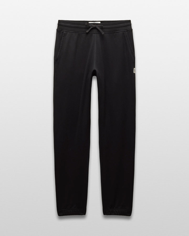 Reigning Champ - Knit Midweight Terry Standard Cuffed Sweatpant in Black