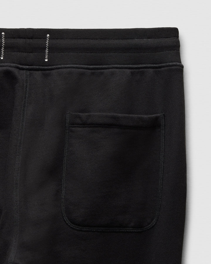 Reigning Champ - Knit Midweight Terry Standard Cuffed Sweatpant in Black