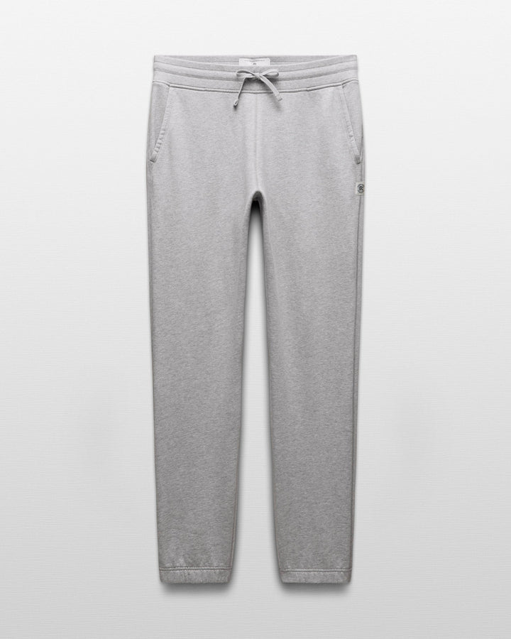 Reigning Champ - Knit Midweight Terry Standard Cuffed Sweatpant in Heather Grey