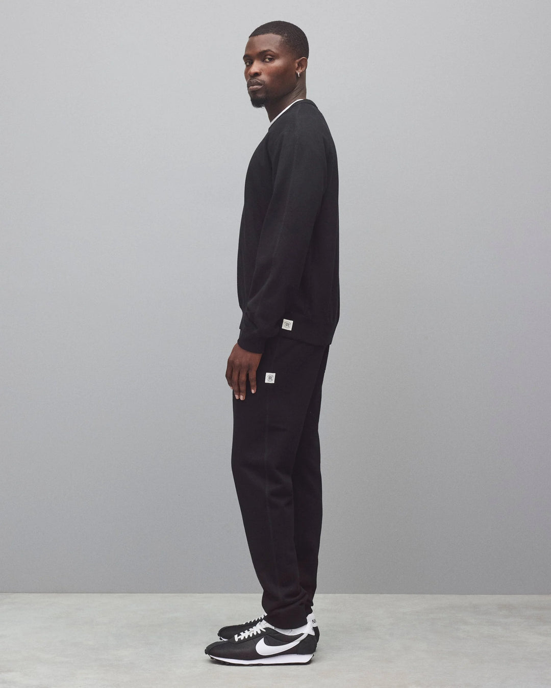 Reigning Champ Midweight Terry Slim Sweatpant - Black