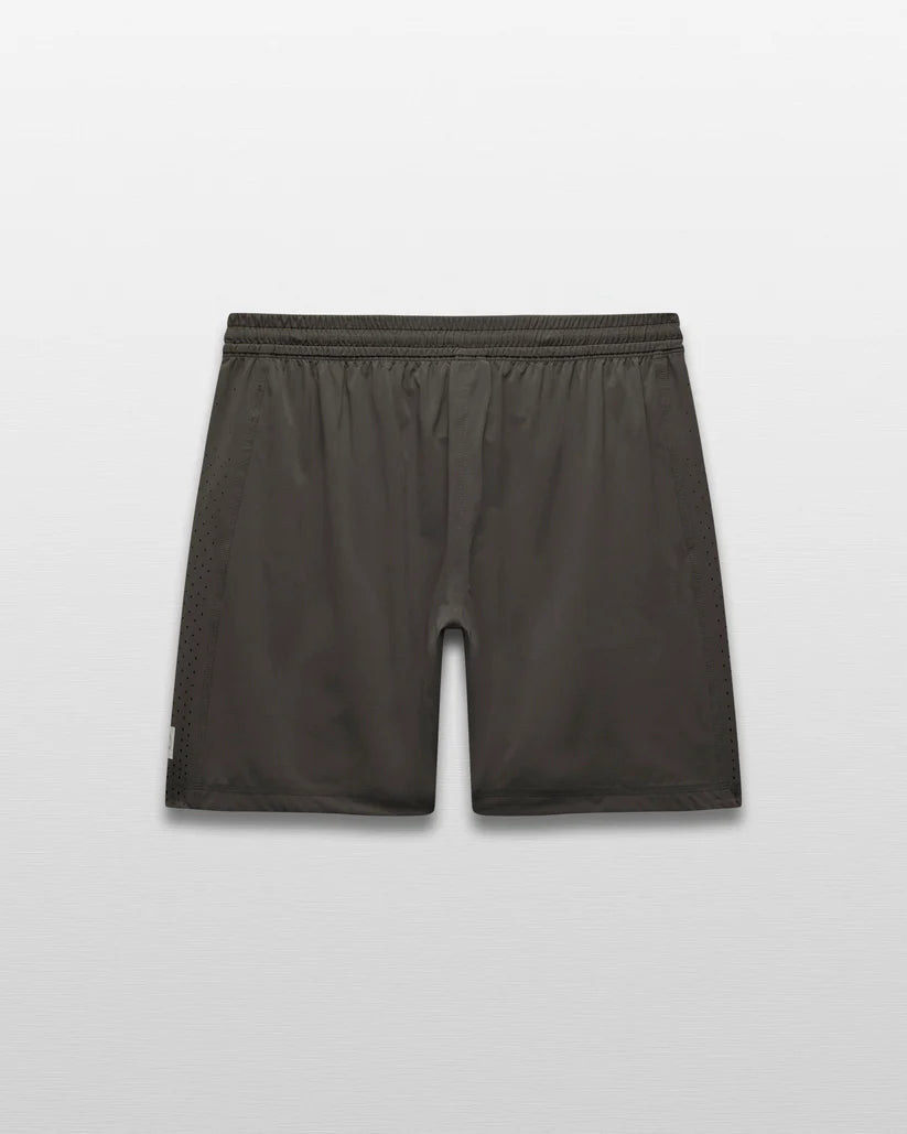 Reigning Champ 4-Way Stretch Nylon Standard Training Short 7” - Carbon