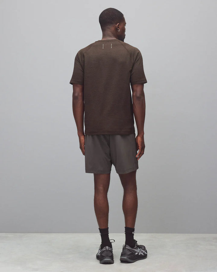 Reigning Champ 4-Way Stretch Nylon Standard Training Short 7” - Carbon