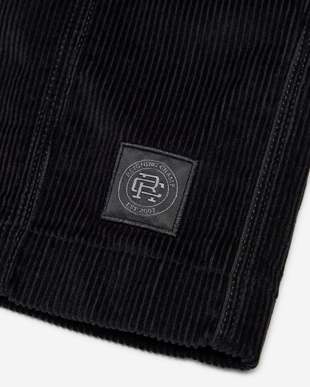 Reigning Champ - Corduroy Campus Overshirt in Black