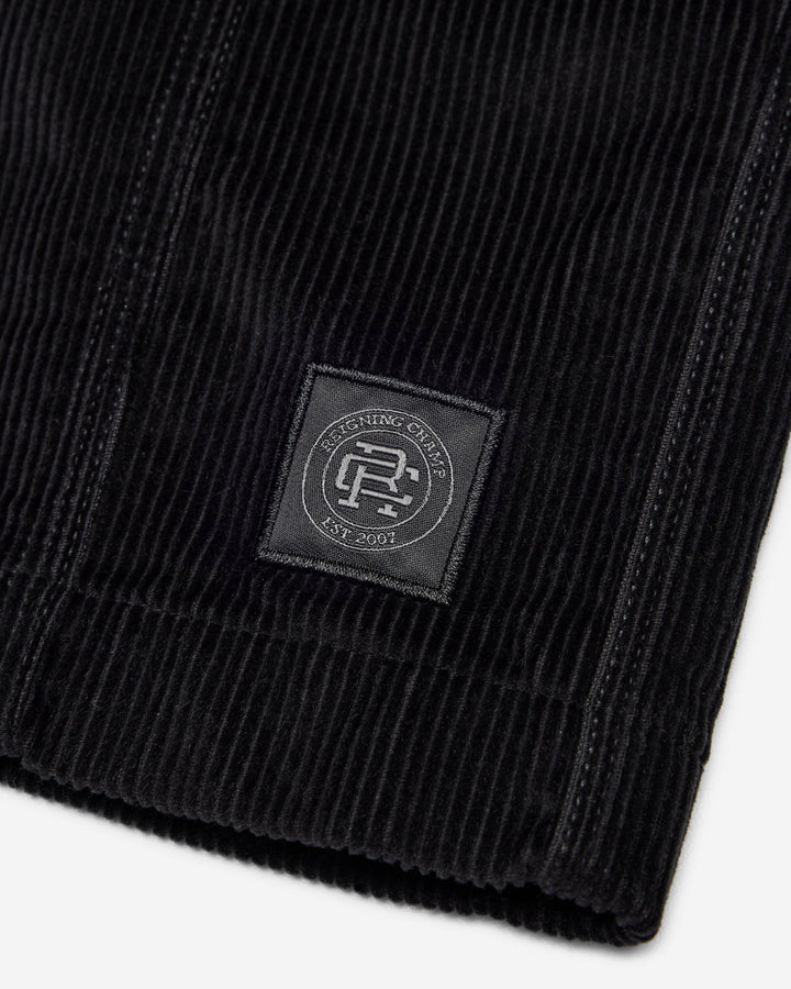 Reigning Champ - Corduroy Campus Overshirt in Black