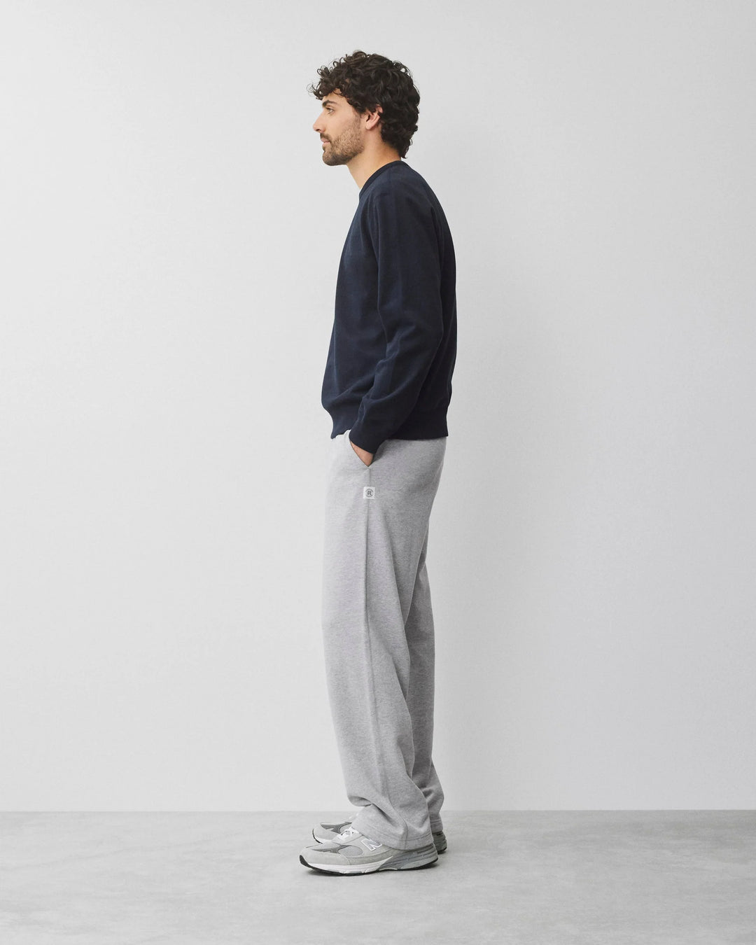 Reigning Champ Midnight Terry Standard Crewneck -  Navy