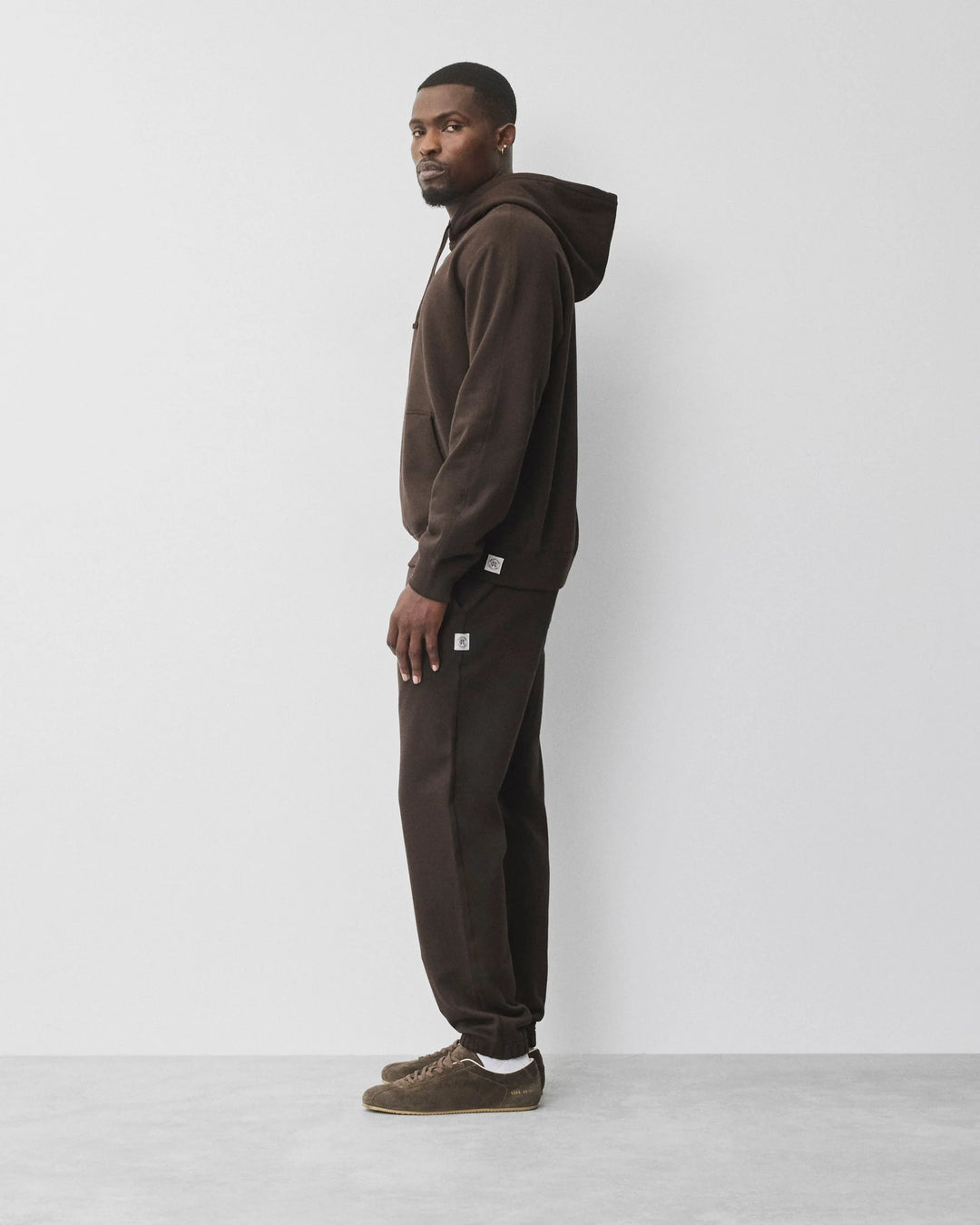 Reigning Champ Midweight Terry Standard Hoodie - Coffee
