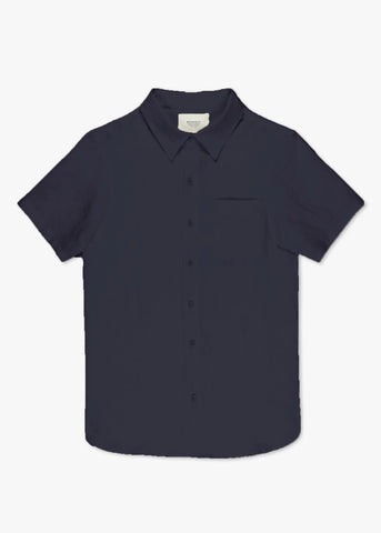 Monadic Fillmore Short Sleeve - Navy Linen