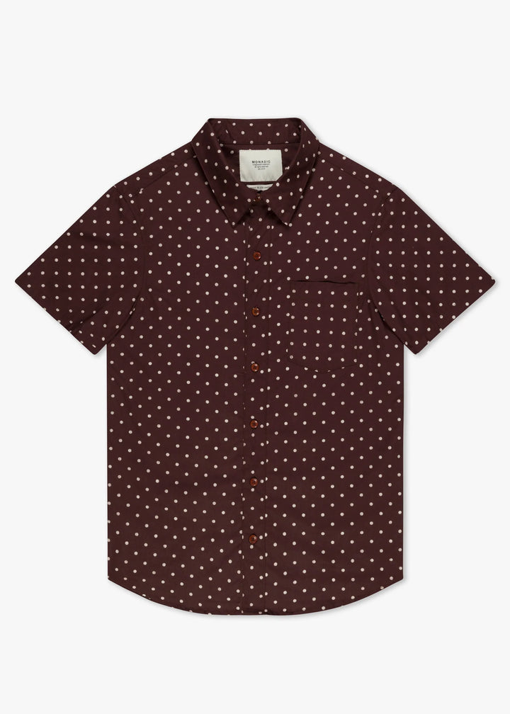 Monadic Fillmore Short Sleeve - Russet Dot
