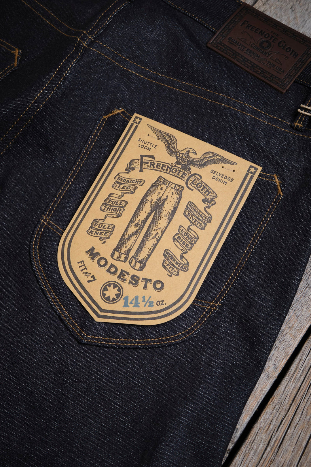 Freenote Cloth Modesto 14.50 Ounce Kaihara Denim