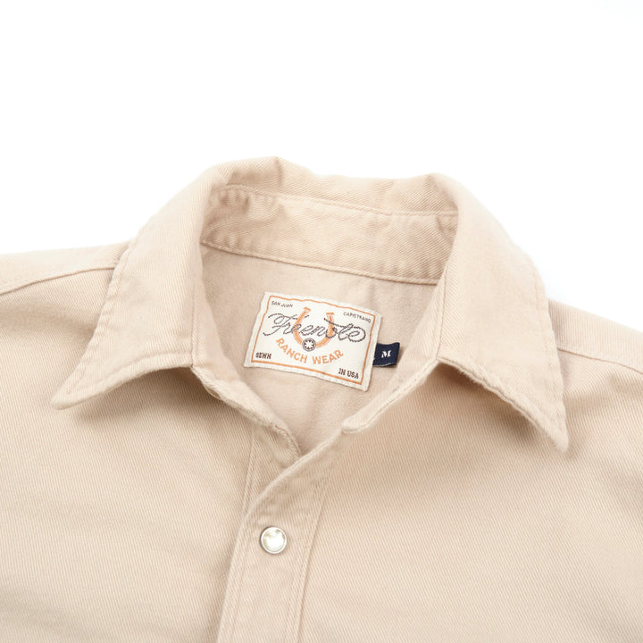 Freenote Cloth - Bodie LS Cream Twill