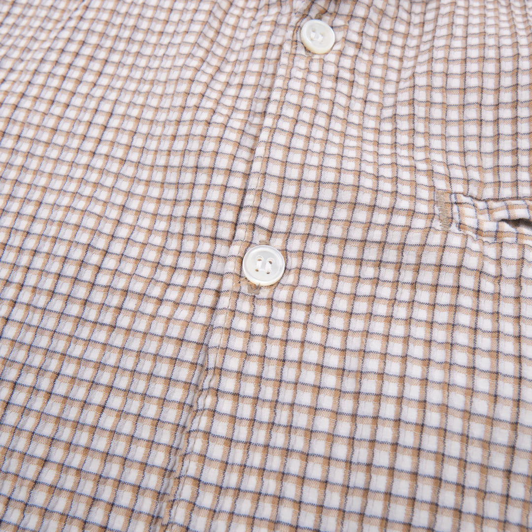 Freenote Cloth Cayucos Seersucker - White Plaid