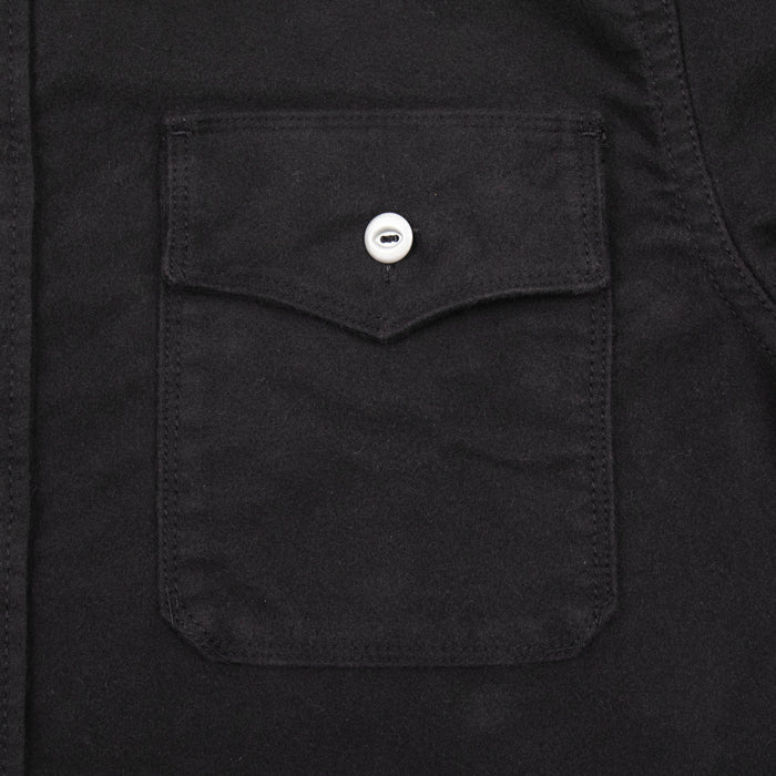 Freenote Cloth Scout Moleskin - Black