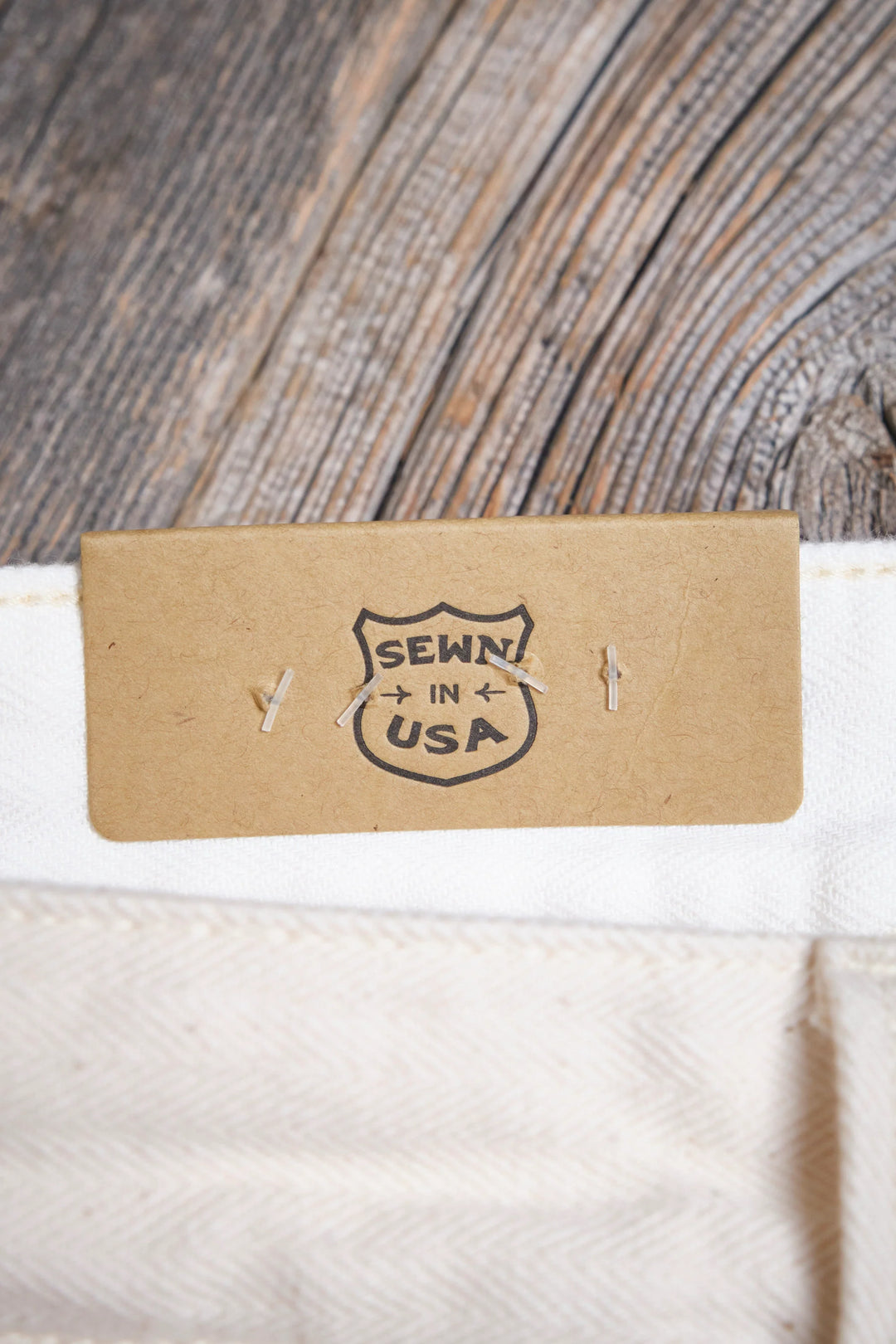Freenote Cloth Ortega Pant - 13 Ounce Natural Herringbone