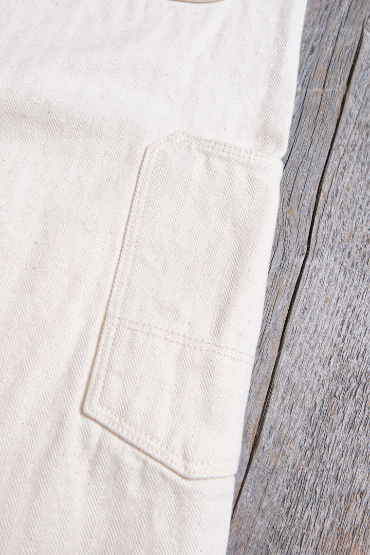 Freenote Cloth Ortega Pant - 13 Ounce Natural Herringbone