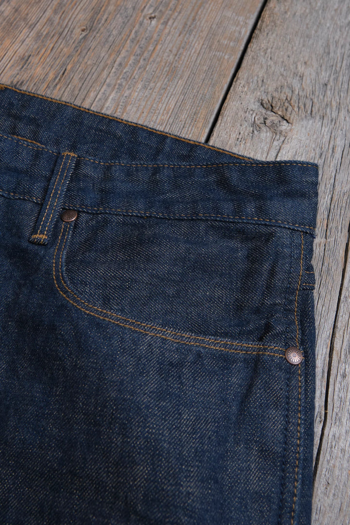 Freenote Cloth Portola Classic Taper 13oz Natural Rinsed Denim