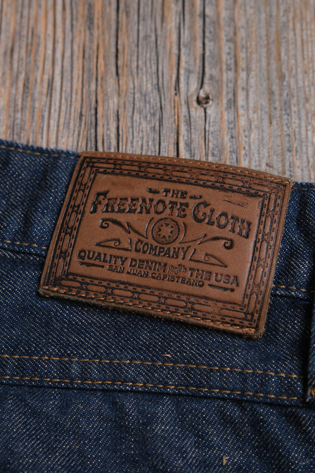 Freenote Cloth Portola Classic Taper 13oz Natural Rinsed Denim