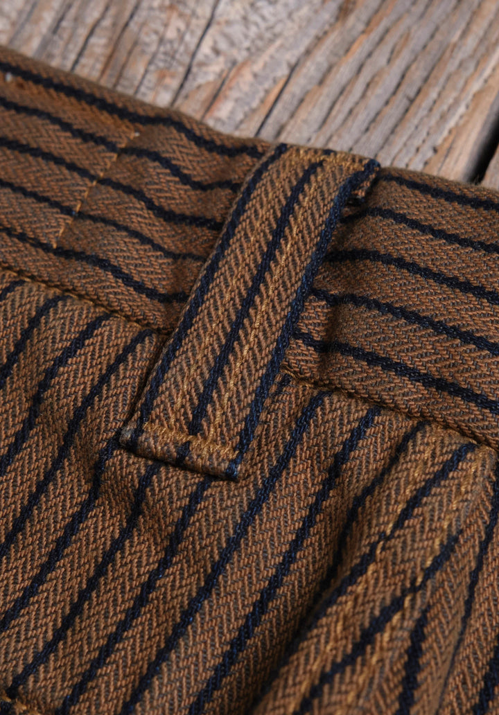 Freenote Cloth Deck Pant - Dobby Brown Herringbone