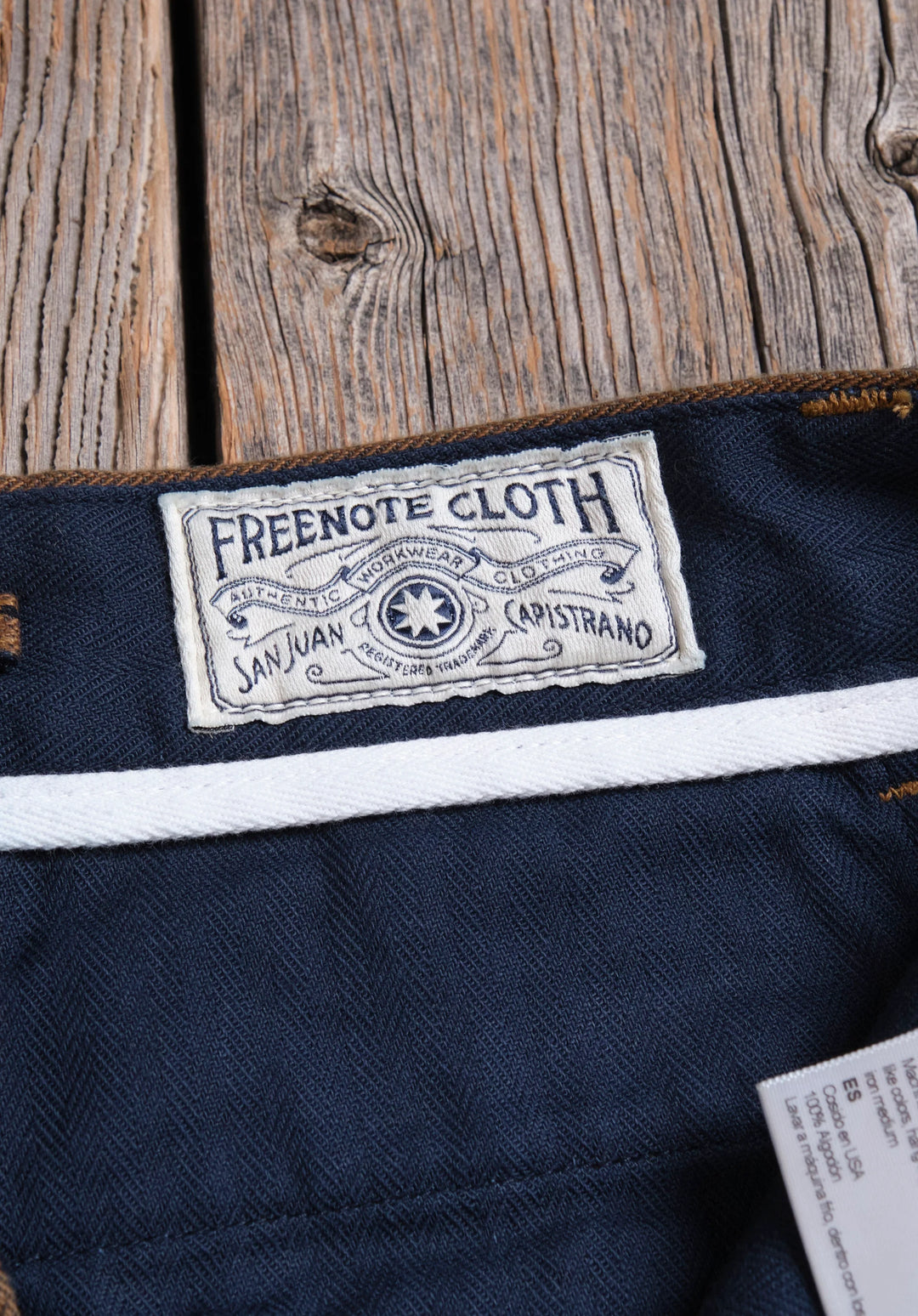 Freenote Cloth Deck Pant - Dobby Brown Herringbone