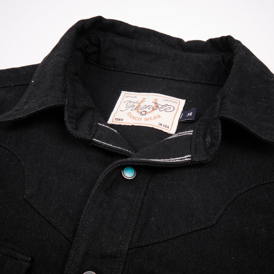 Freenote Cloth - Sinclair L/S in Black