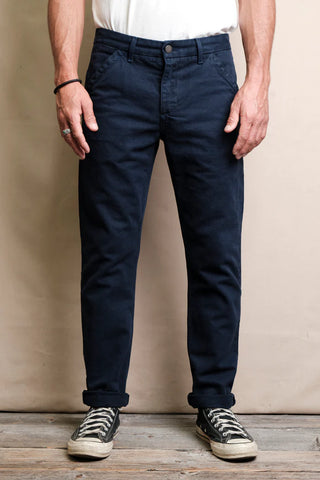 Freenote Cloth Workers Chino Slim Fit 14oz Slub - Navy