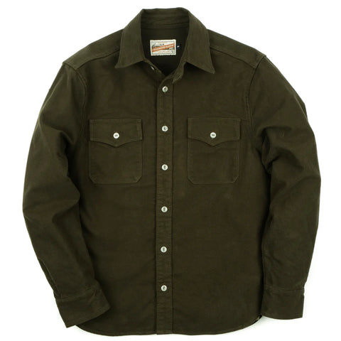 Freenote Cloth Scout Moleskin - Olive